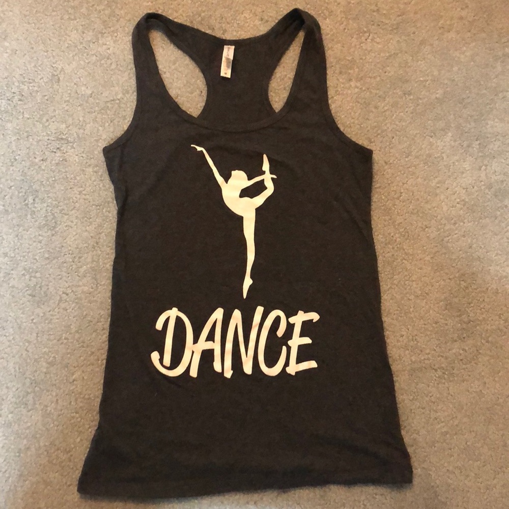 A grey tank top